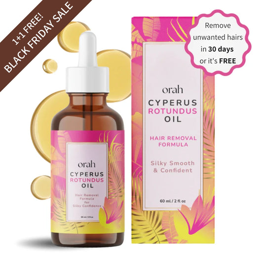 Cyperus Rotundus Oil for Hair Removal